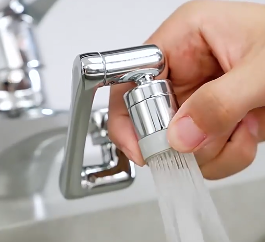 1080° Rotating Faucet Extender – Easy Face Washing & Splash-Free Cleaning