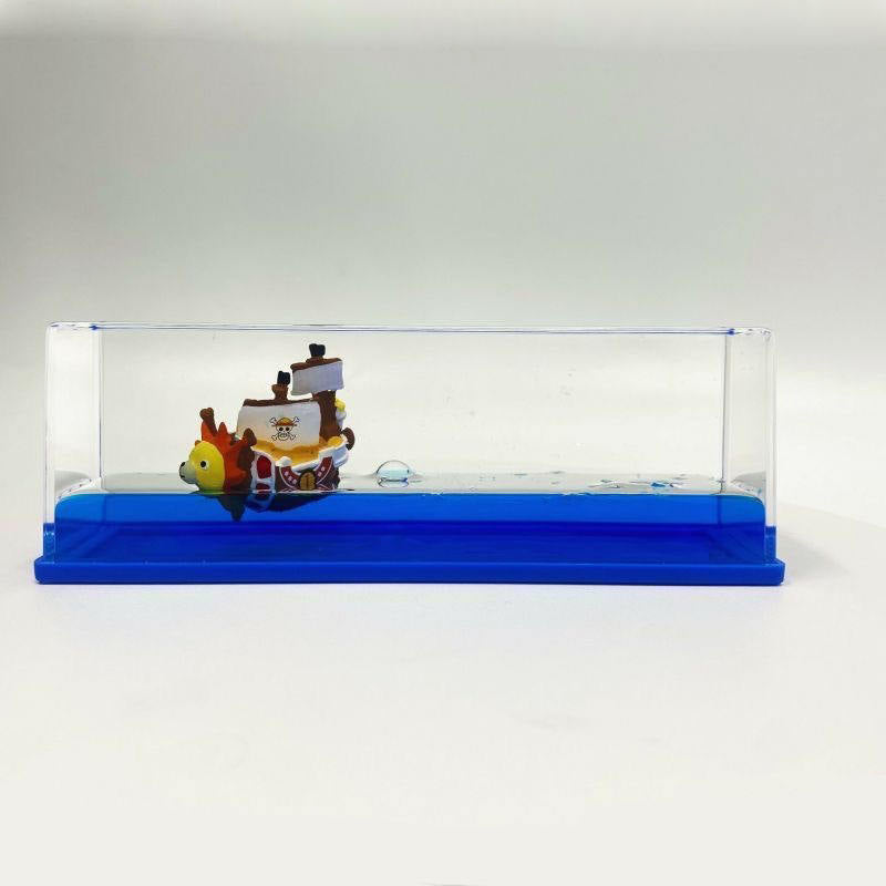 One Piece Liquid Wave Ship Toy – Floating Pirate Ship Desk Decor Stress Relief Ornament