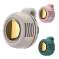 Mini ventilateur portable à clip – Ventilateur rechargeable 3 vitesses, léger, à porter autour du cou, avec batterie haute capacité pour l'extérieur, le bureau, les voyages