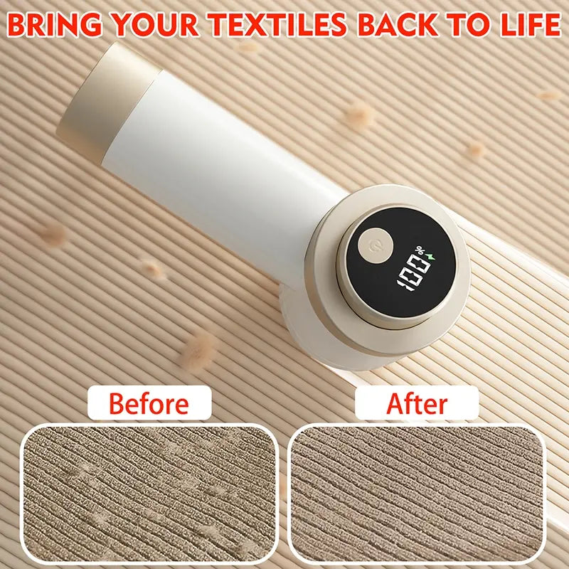Rasoir anti-bouloches électrique avec brosse, éliminateur de bouloches portable rechargeable, rasoir à peluches à 3 vitesses pour un retrait rapide des peluches, durable pour les chaussettes, les manteaux et la literie