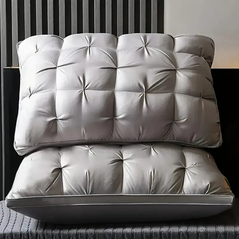 [Pack of 2] Luxury 5-Star Hotel Pillow Set (19×29") – Soft Neck Support | Free Delivery