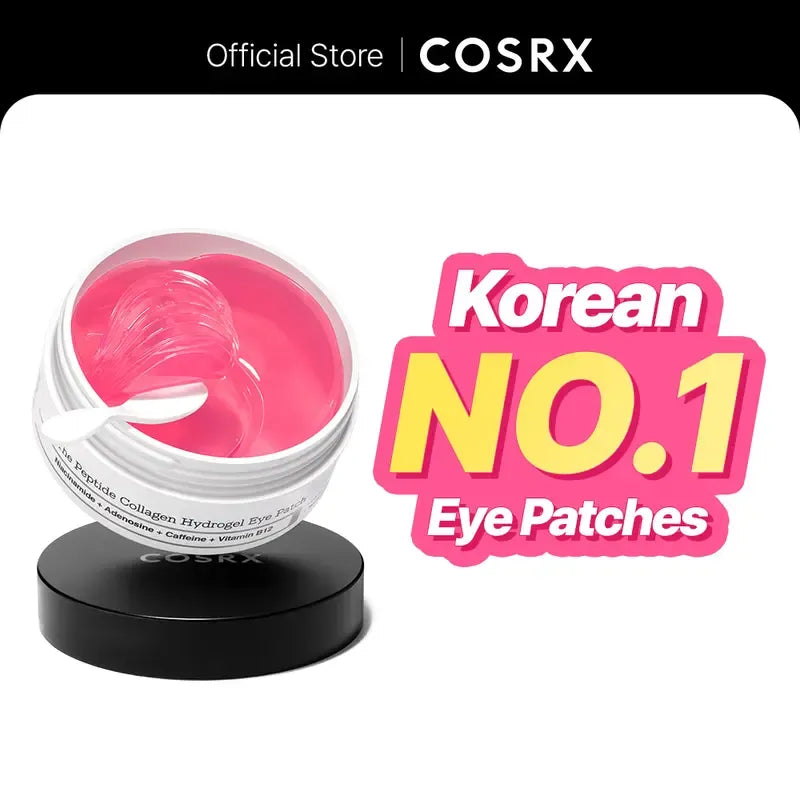 The Peptide Collagen Hydrogel Eye Patch 60 Patches Reduce Puffiness Hydrate Under-Eye Bags in 10 Minutes