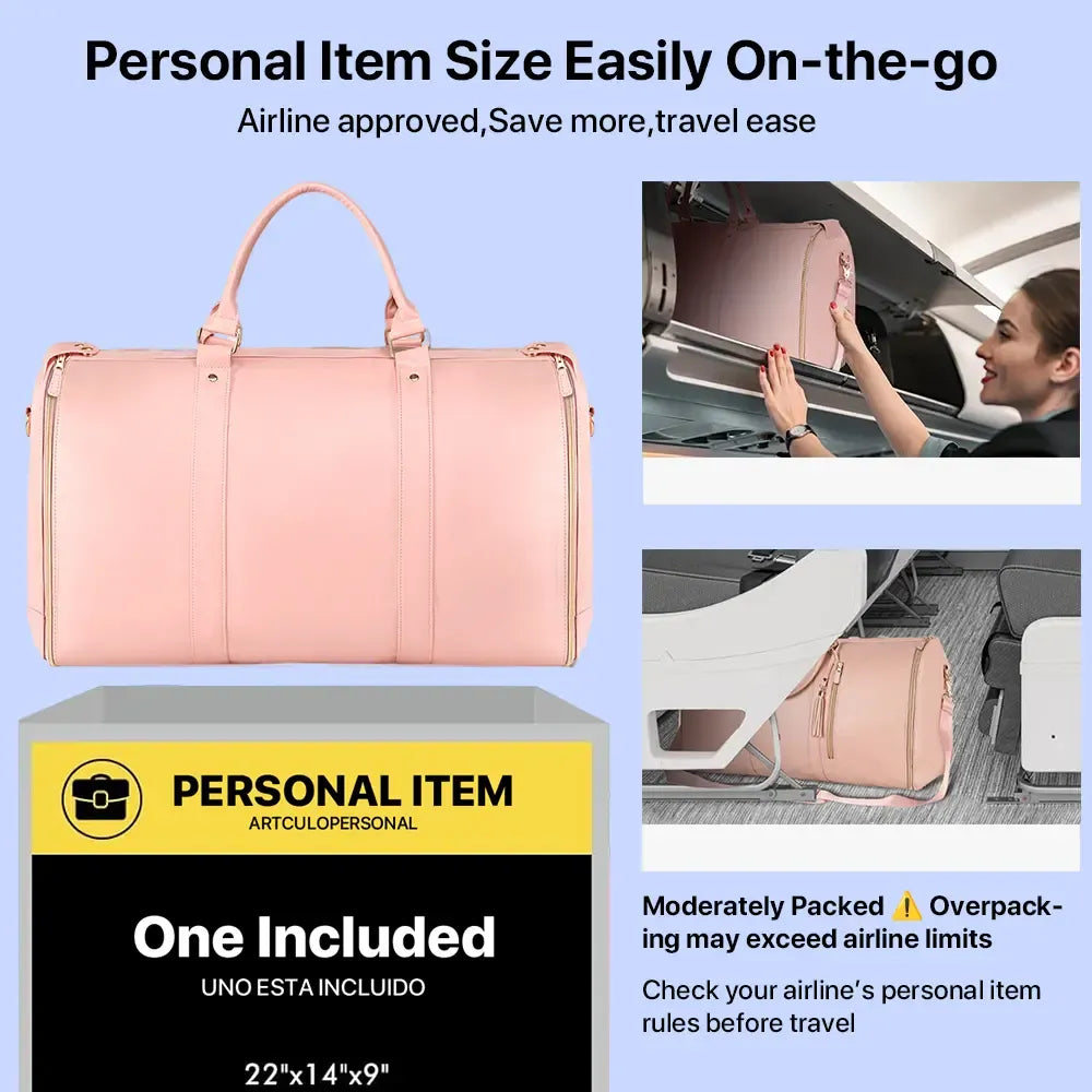 Travel Duffle Bag with Garment & Shoe Compartment, Waterproof & Breathable, TSA-Approved, 57L Capacity, Ideal for Weekender, Gym, Hospital, Holiday Travel Space Saving Bag Removable Bags hospital bag for mom, #SummerVibes,vacationoutfits,beachoutfi