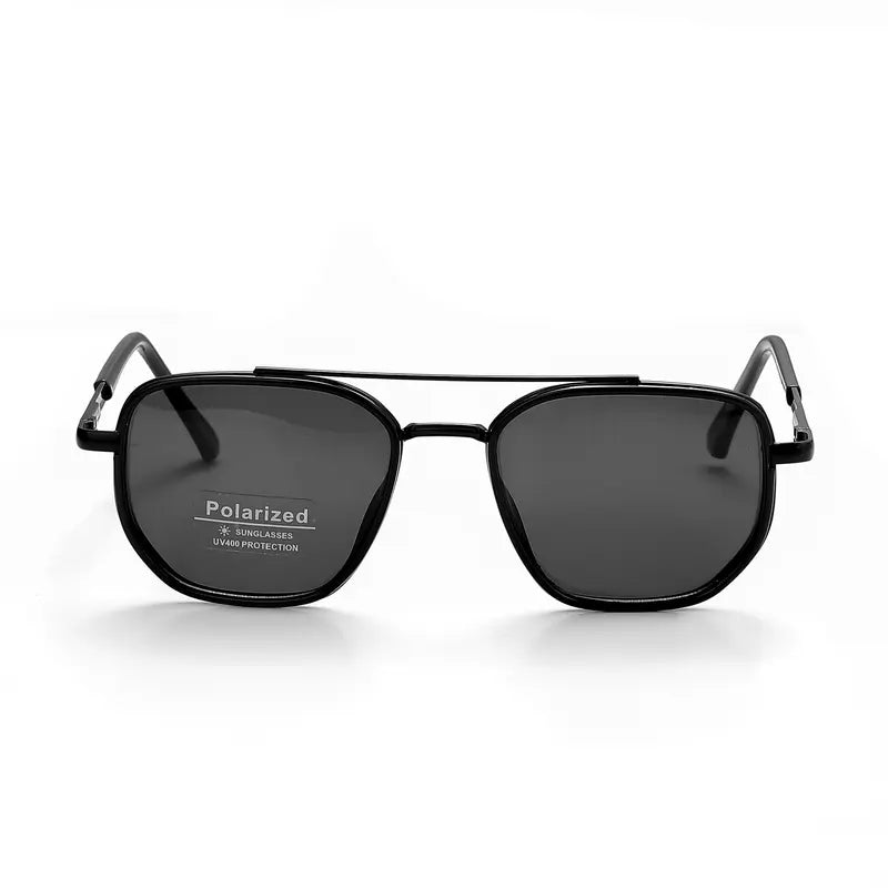 Fashion Geometric Double-Beam Sunglasses - 2026 Fall/Summer Trend, High-Quality Lightweight Durable Metal-Framed Rimmed Frames, Funky Unique Men's Accessories, Birthday Cool Gifts for Guys,summeroutfits,vacationoutfits,beachoutfits