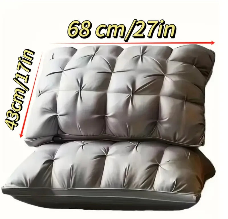 Luxury 5-Star Hotel Pillow 19×29” （48CMx74CM）900g weight per pillow, ultra-soft and fluffy | Suitable for all sleeping positions, provides neck support | Tax-free and free shipping | Original price 780 cedis, now 420 cedis