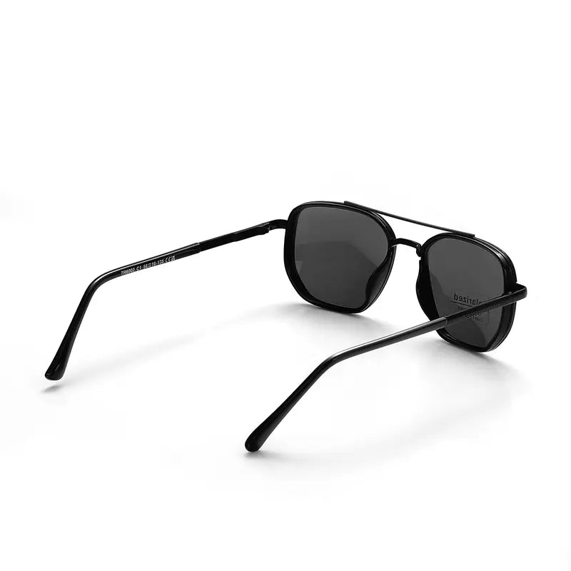 Fashion Geometric Double-Beam Sunglasses - 2026 Fall/Summer Trend, High-Quality Lightweight Durable Metal-Framed Rimmed Frames, Funky Unique Men's Accessories, Birthday Cool Gifts for Guys,summeroutfits,vacationoutfits,beachoutfits