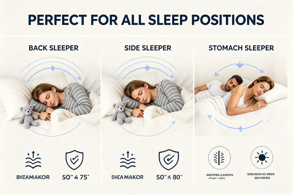Luxury Hybrid Memory Foam Mattress – Cooling Pocket Spring Bed Mattress for Deep Sleep