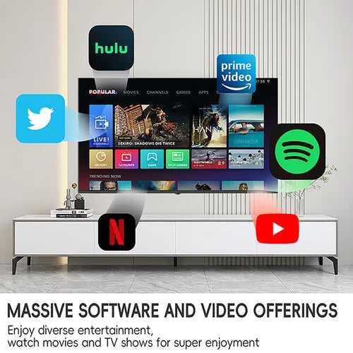LuxeView 55" 4K Ultra HD Smart TV - High-Performance Intelligent Television with Netflix & YouTube Built-in | COD & Free Shipping
