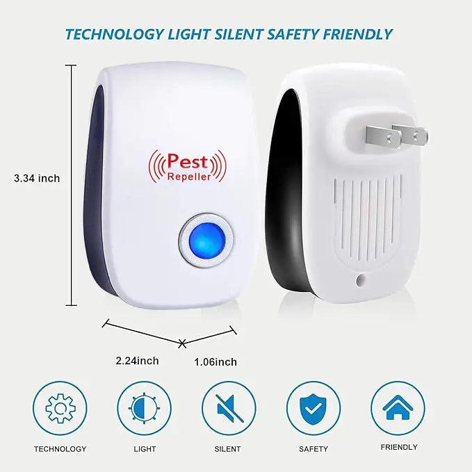 🔥SmartGuard 3-in-1 Ultrasonic Pest & Mosquito Repeller [FREE Delivery + NO Customs Tax + Pay on Delivery]