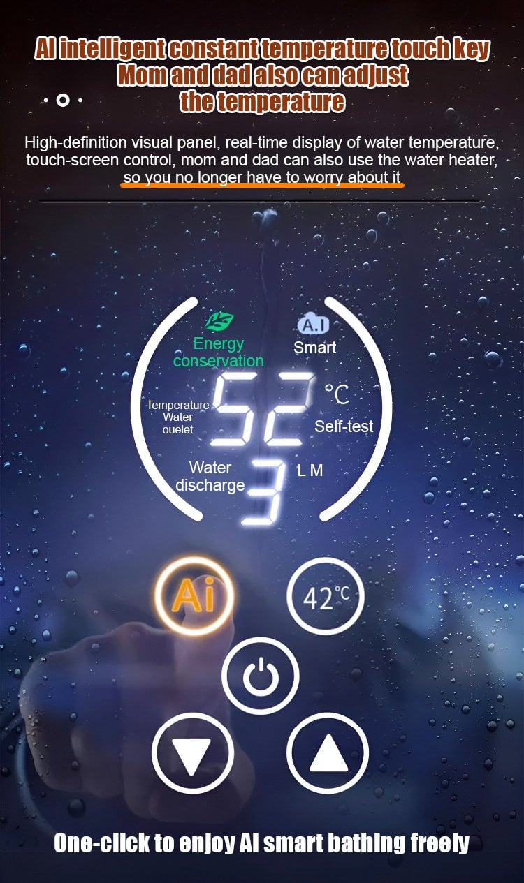 Instant Tankless Water Heater – Smart Constant Temperature Hot Water System