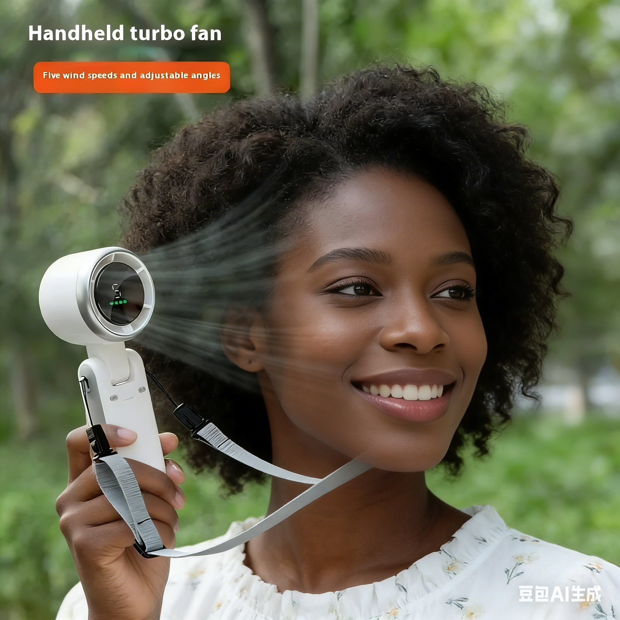 Portable Foldable Turbo Fan – 5-Speed Mini Cooling Fan (Pay on Delivery | Free Delivery | Save GHS 180)