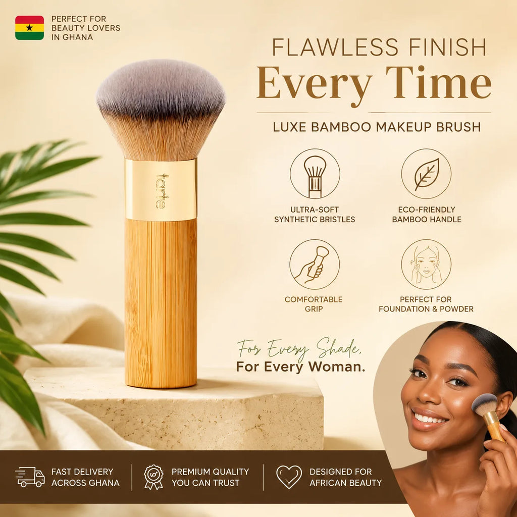 Luxe Bamboo Foundation Brush - The Secret to Flawless Glow | COD & Free Shipping