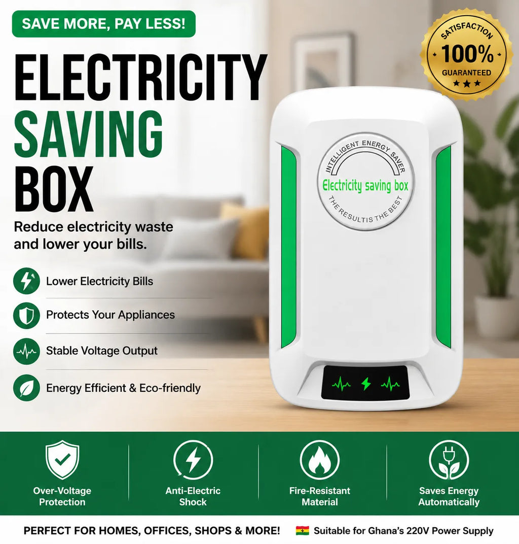 LuxePower Smart Electricity Saving Box - 45% Energy Saver & Voltage Stabilizer for Home, Office & Stores | COD & Fast Shipping