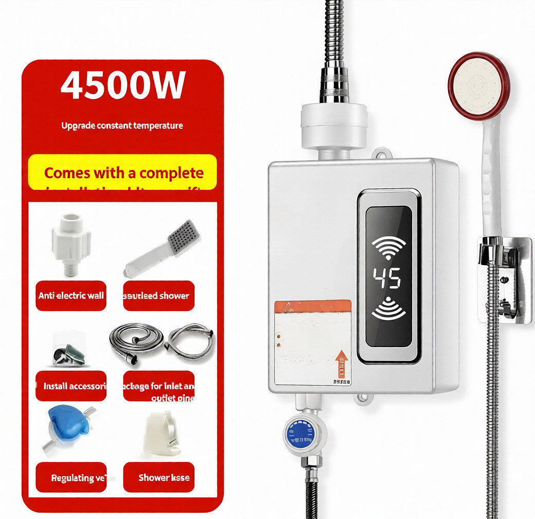 Instant Fast Heating Electric Water Heater For Home Bathroom Shower