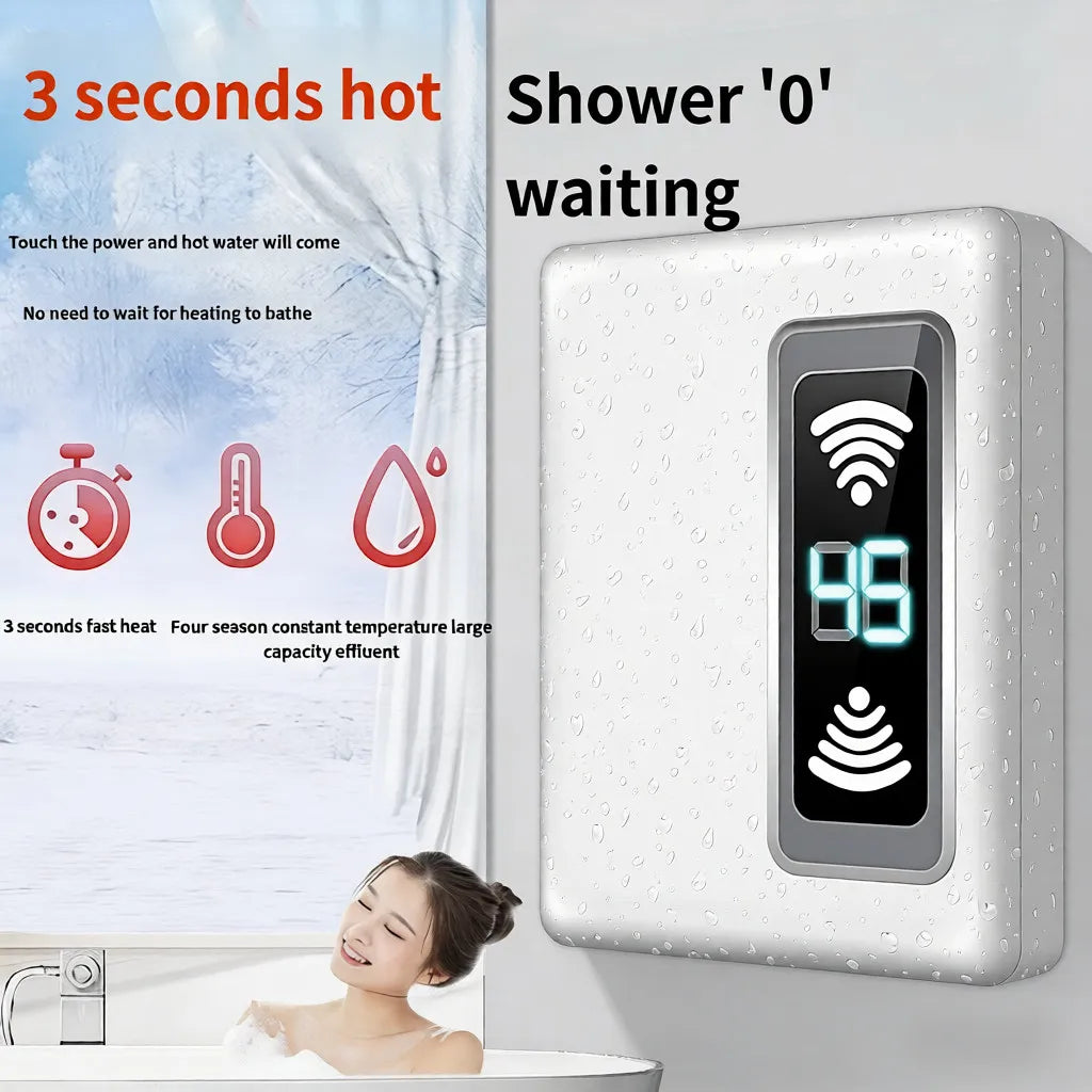 Instant Fast Heating Electric Water Heater For Home Bathroom Shower| Free Shipping & No Tax | 47% OFF