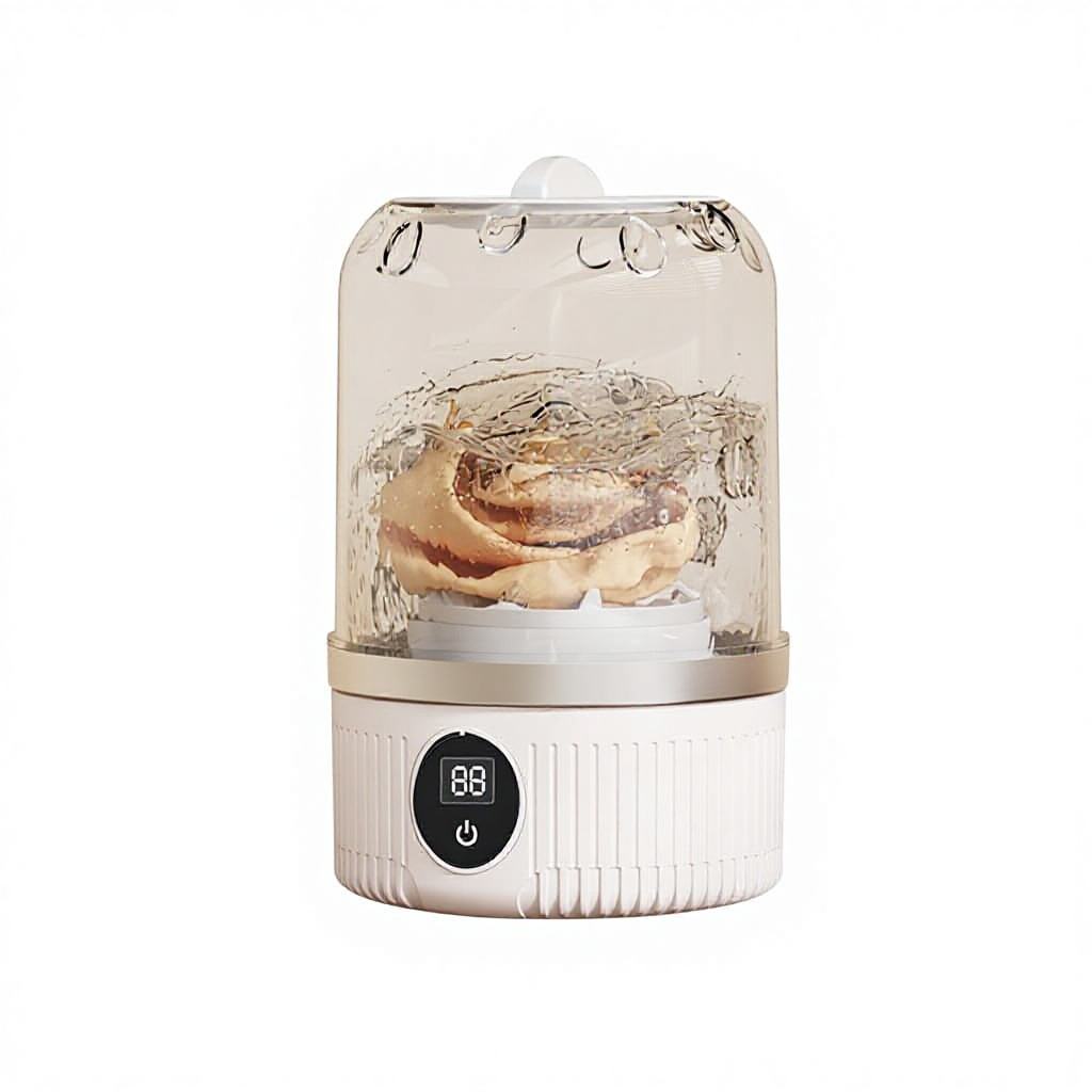 New Mini Top Loading Portable USB Powered Waterproof Underwear Intimate Clothing Washing Machine Digital Display No Installation