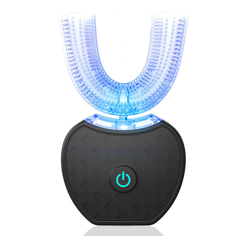 Smart 360° U-Shaped Ultrasonic Electric Toothbrush — Auto Cleaning, Soft Bristles, Hands-Free Whitening for Men & Women