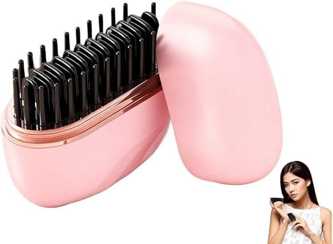 Wireless Portable Hair Straightener Brush | Smooth Hair Anywhere ✨