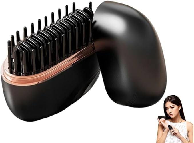 Wireless Portable Hair Straightener Brush | Smooth Hair Anywhere ✨