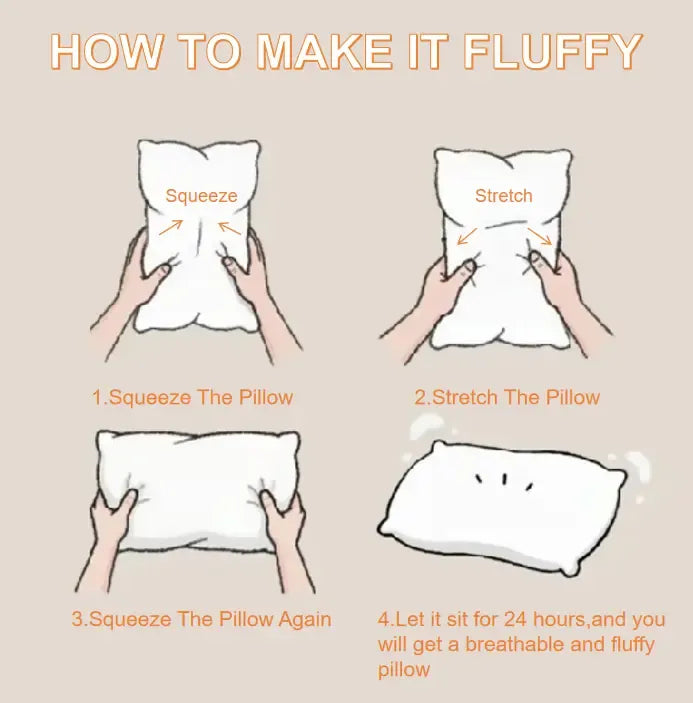 Luxury 5-Star Hotel Pillow 19×29” （48CMx74CM）900g weight per pillow, ultra-soft and fluffy | Suitable for all sleeping positions, provides neck support | Tax-free and free shipping | Original price 780 cedis, now 420 cedis