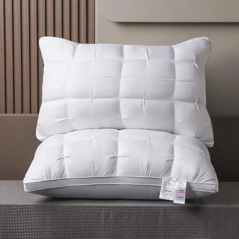 Luxury 5-Star Hotel Pillow 19×29” （48CMx74CM）900g weight per pillow, ultra-soft and fluffy | Suitable for all sleeping positions, provides neck support | Tax-free and free shipping | Original price 780 cedis, now 420 cedis