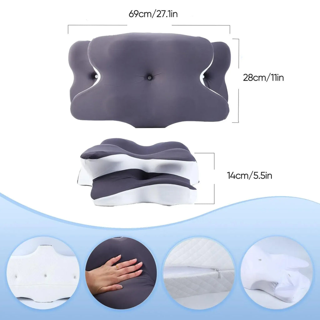 Ergonomic Butterfly Neck Support Pillow